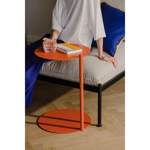 Tavolino rotondo in acciaio 41x40 cm Ande – noo.ma-image-3