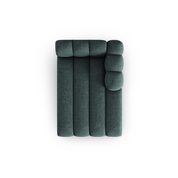 Chaise longue componibile turchese (con penisola a destra) Lupine – Micadoni Home-image-2