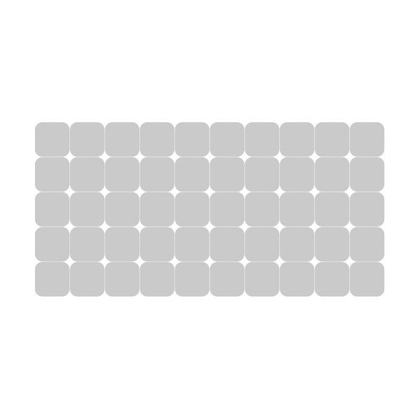 Set di adesivi per finestra 50 pz 10x10 cm Square Blackout – Ambiance-image-2