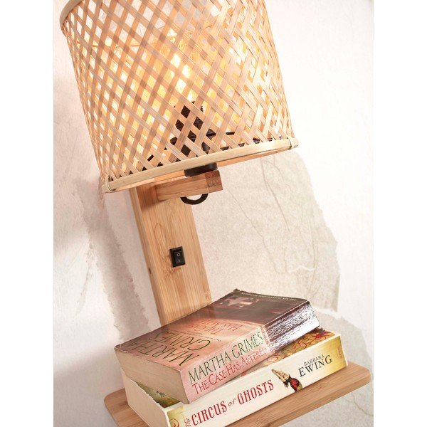 Lampada da parete in colore naturale ø 18 cm Java - Good&Mojo-image-4