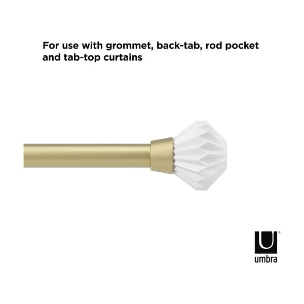 Mantovana estensibile in acciaio 107 - 305 cm Pleat - Umbra-image-4