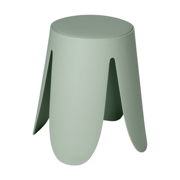 Sgabello color salvia in plastica impilabile Comiso – Wenko