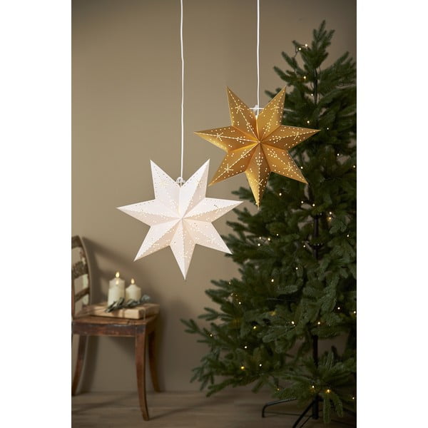 Decorazione luminosa natalizia di colore oro ø 45 cm Classic - Star Trading-image-2