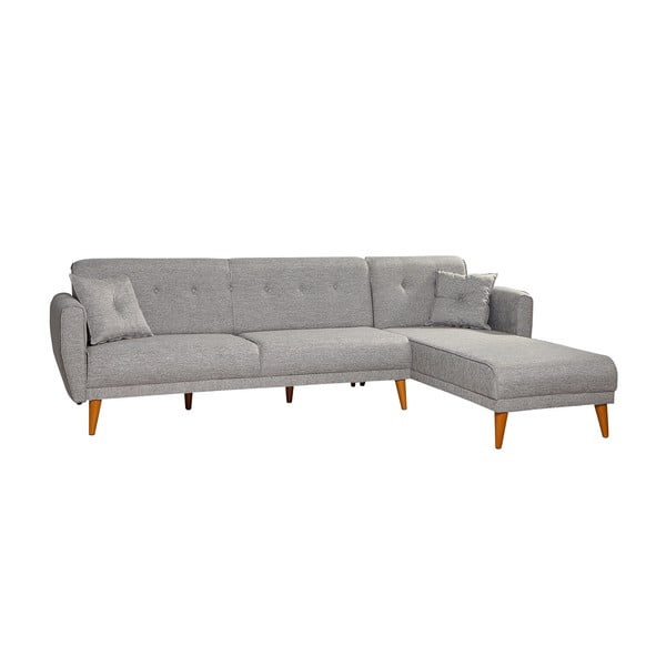 Divano letto grigio chiaro divano angolare Aria - Balcab Home-image-2