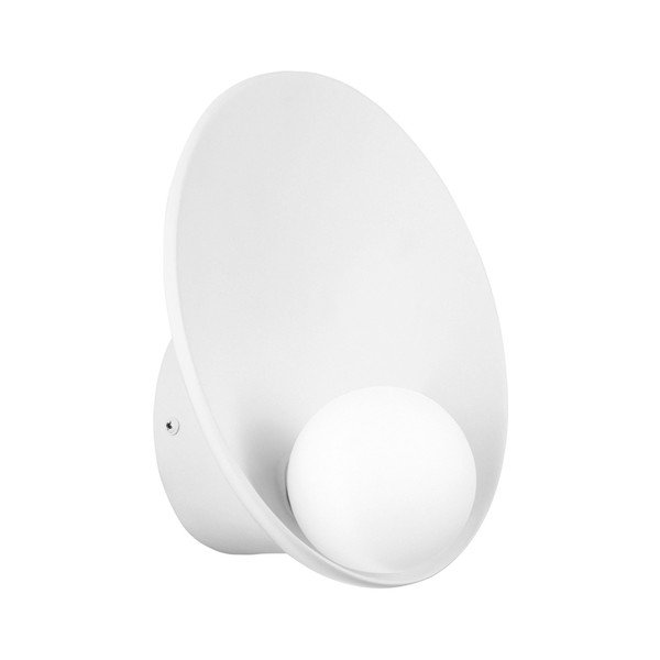 Lampada da parete bianco opaco in acciaio Minim – Nova Luce