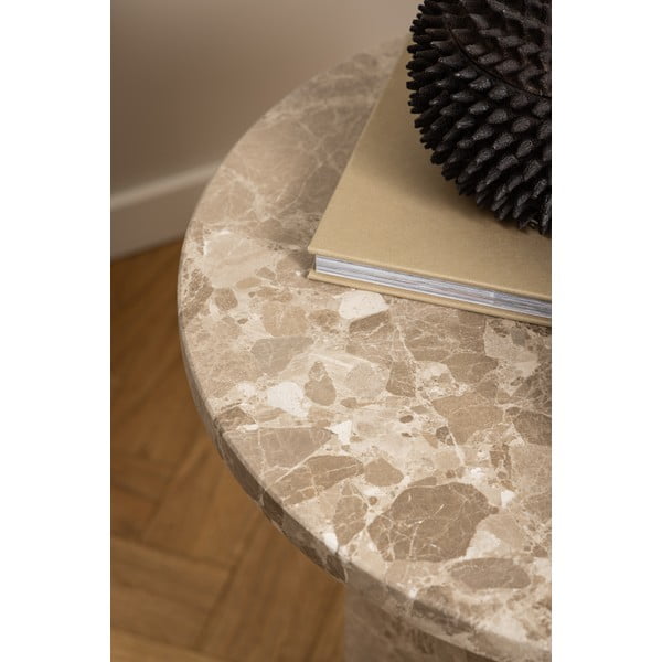 Tavolino rotondo in marmo ø 50 cm Naxos - Actona-image-2