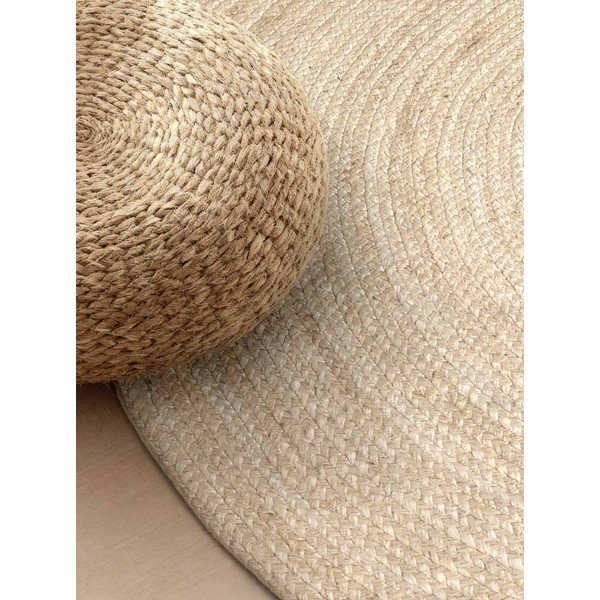 Tappeto colore naturale chiaro in iuta reversibile/tessuto a mano 160x230 cm Braided – Hanse Home-image-3