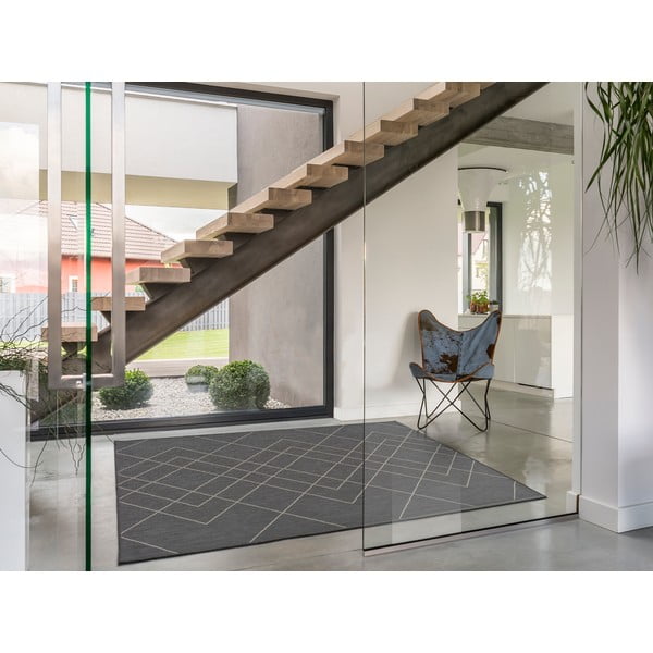 Tappeto grigio per esterni , 135 x 190 cm Hibis - Universal-image-1