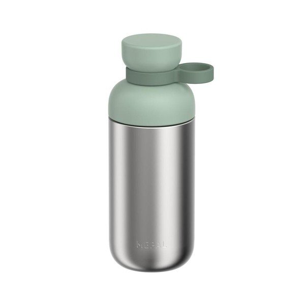 Bottiglia argentata/color salvia in acciaio inox 500 ml Vita – Mepal