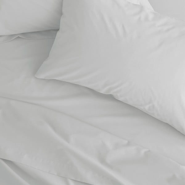 Lenzuolo con angoli bianco in percalle 275x275 cm Easy Iron Percale – Catherine Lansfield-image-2
