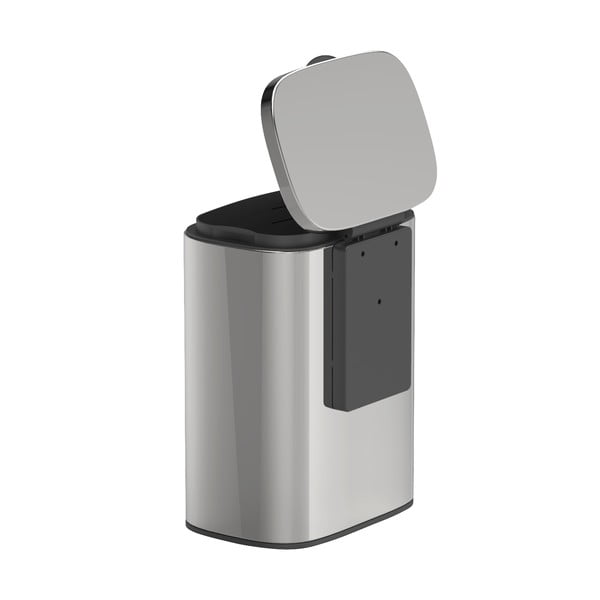 Cestino in acciaio inox argento Sare - Wenko-image-2