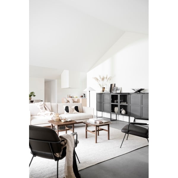 Tappeto in lana grigio chiaro 340x240 cm Auckland - Rowico-image-3