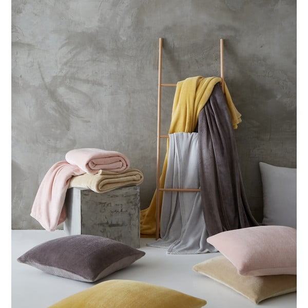 Coperta grigio scuro in micropile 130x170 cm Raschel Velvet – Catherine Lansfield-image-3