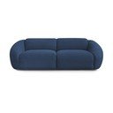 Divano blu scuro con rivestimento in velluto a coste 250 cm Tina – Bobochic Paris