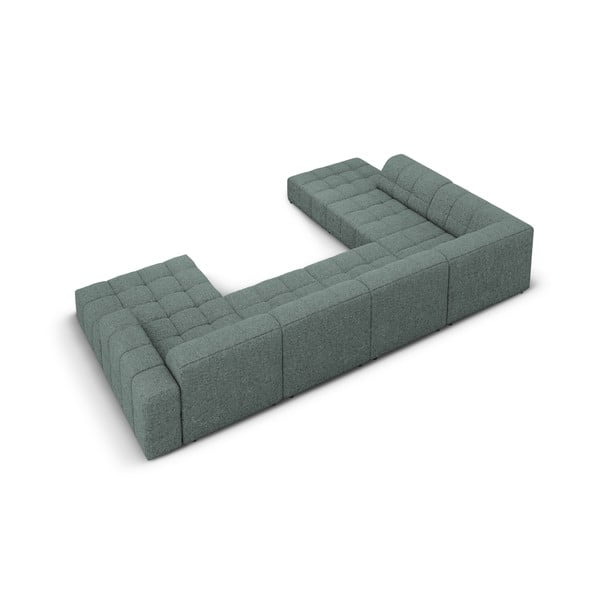 Divano angolare turchese (angolo sinistro/U) Chicago - Cosmopolitan Design-image-4