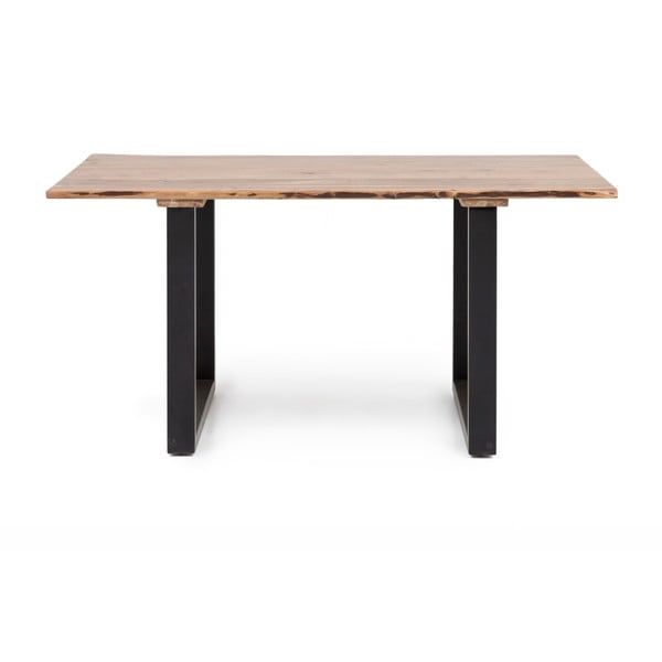 Tavolo da pranzo con piano in legno di acacia Industrial, 160 x 60 cm - WOOX LIVING
