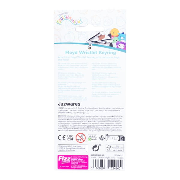 Portachiavi rosso Fizz Floyd – SQUISHMALLOWS-image-3