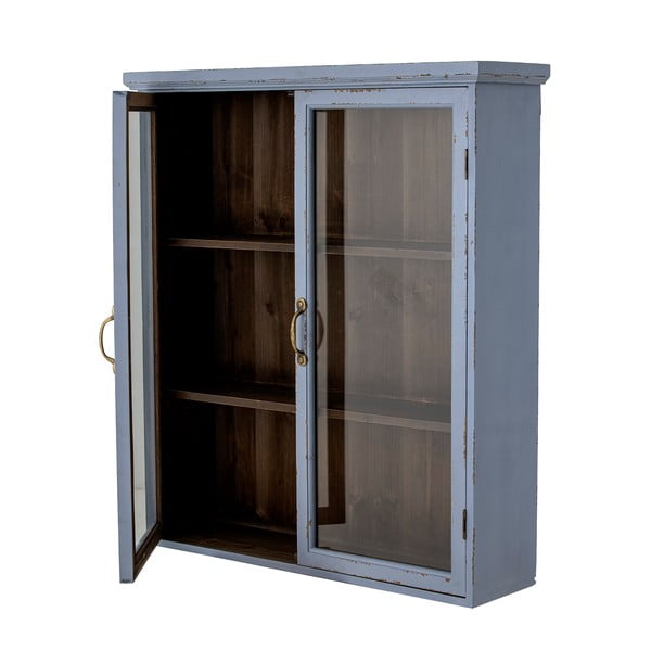 Vetrina in legno di abete blu 81x91 cm Hazem - Bloomingville-image-3