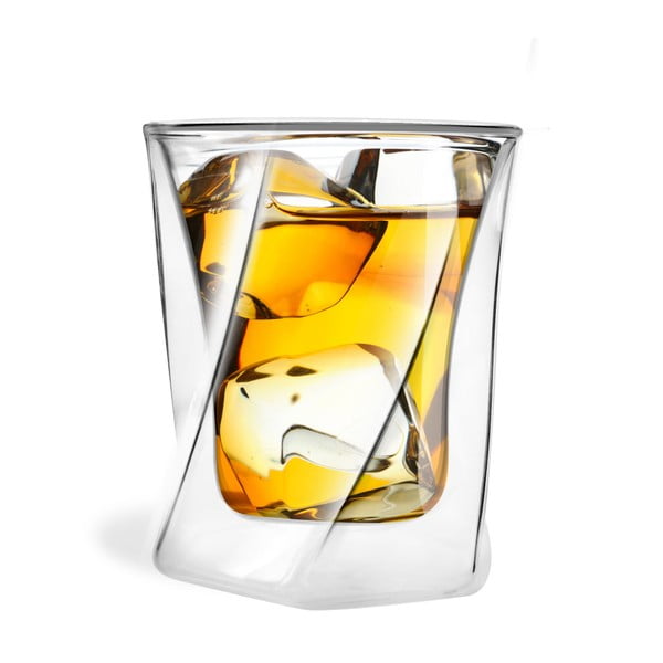 Bicchiere da whisky a doppia parete , 300 ml - Vialli Design