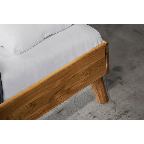 Letto matrimoniale in rovere 140x200 cm Greg 3 - The Beds-image-4