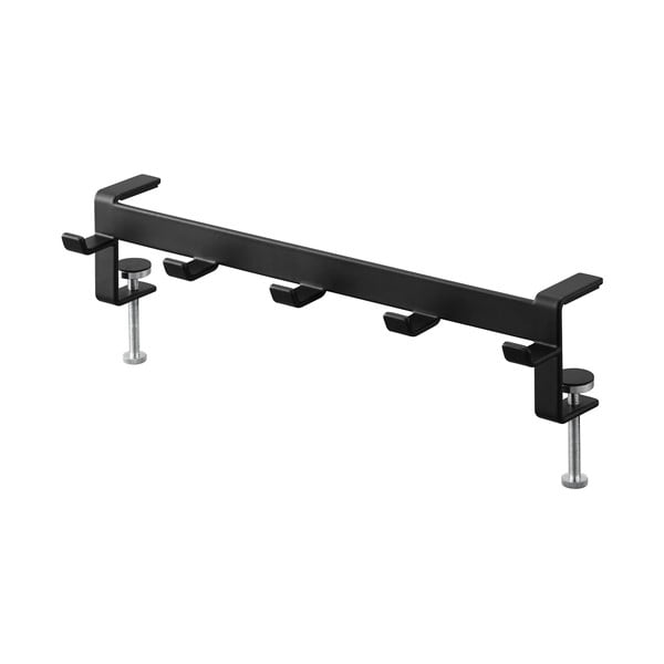 Gancio regolabile nero opaco in acciaio Tower – YAMAZAKI