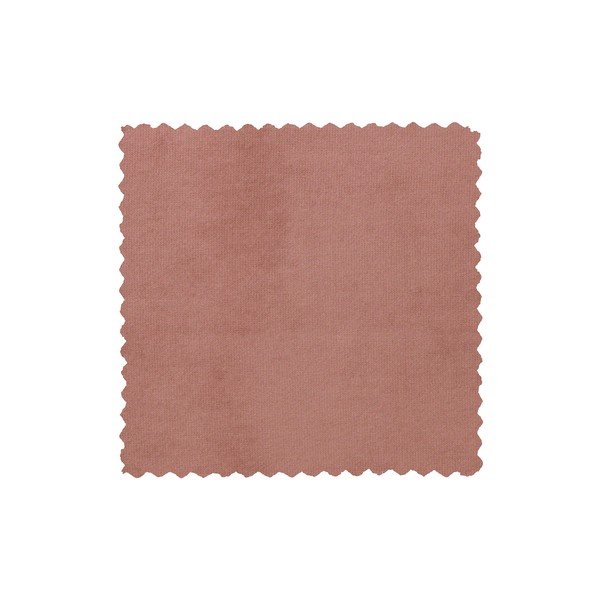 Pouf in velluto rosa , ⌀ 46 cm Sara - WOOOD-image-3