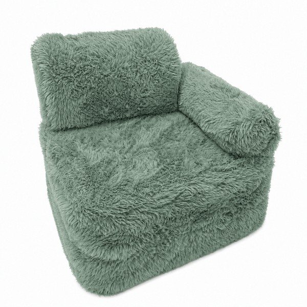 Poltrona per bambini color salvia Mammoth – Meowbaby