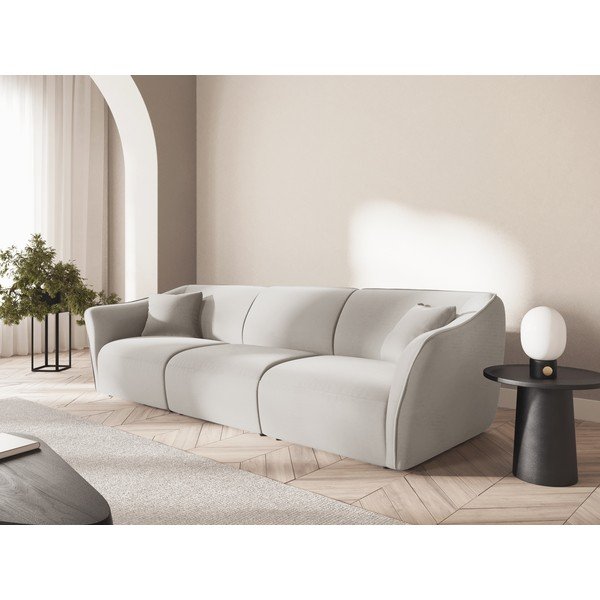 Divano beige con rivestimento in velluto 292 cm Tokyo – Cosmopolitan Design-image-1
