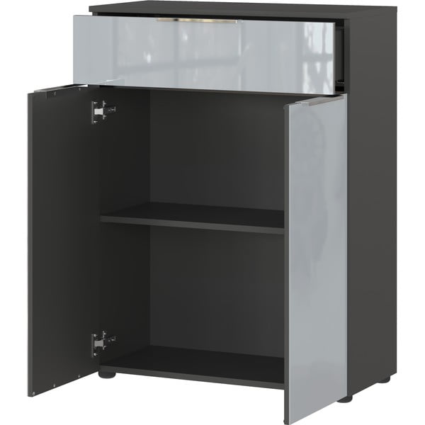 Mobile bagno alto sospeso grigio 71x95 cm Vasio - Germania-image-3