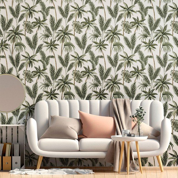 Adesivo murale decorativo Foglie, 60 x 60 cm - Ambiance