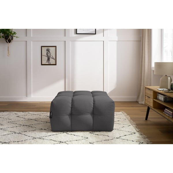 Pouf grigio scuro Cloud - Bobochic Paris-image-1