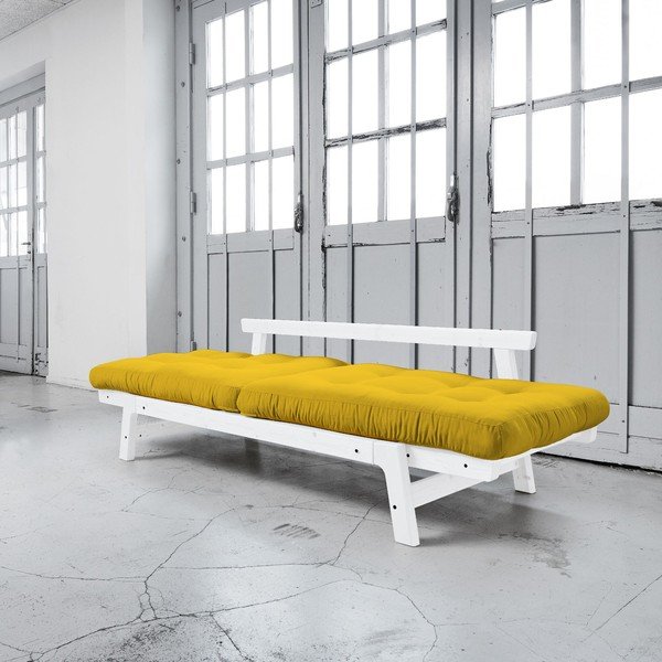 Rozkládací pohovka Karup Step White/Amarillo-image-2