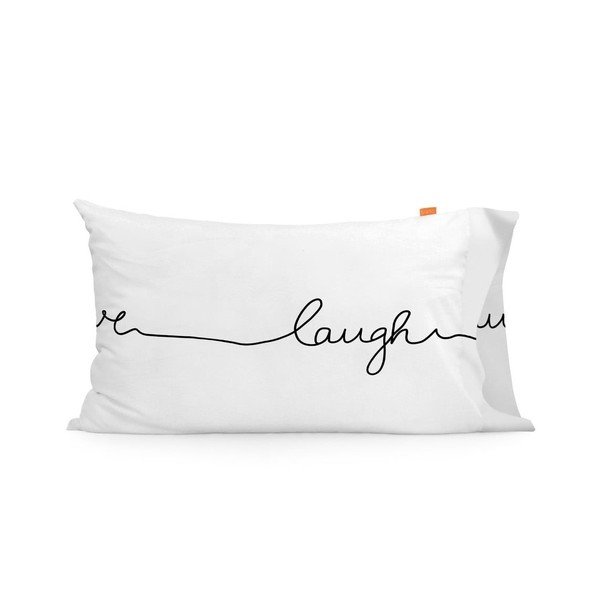 Set di 2 federe in cotone, 50 x 75 cm Live - Blanc