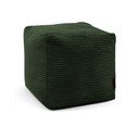 Puof a sacco verde con rivestimento in velluto a coste Up! MooG – SLOWDOWN