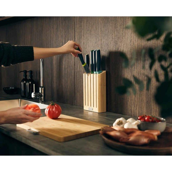 Set di coltelli con supporto in bambù Elevate - Joseph Joseph-image-1