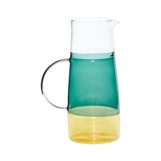 Caraffa turchese in vetro Lemonade - Hübsch