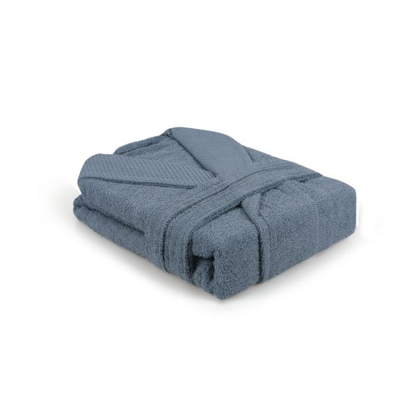 Vestaglia blu in cotone taglia XL Cappa - Foutastic-image-2