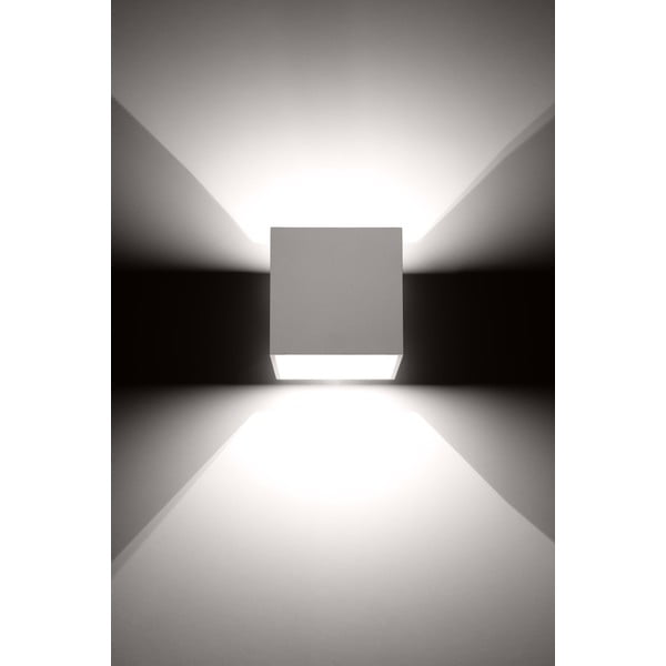 Lampada da parete bianca Geo – Sollux-image-1