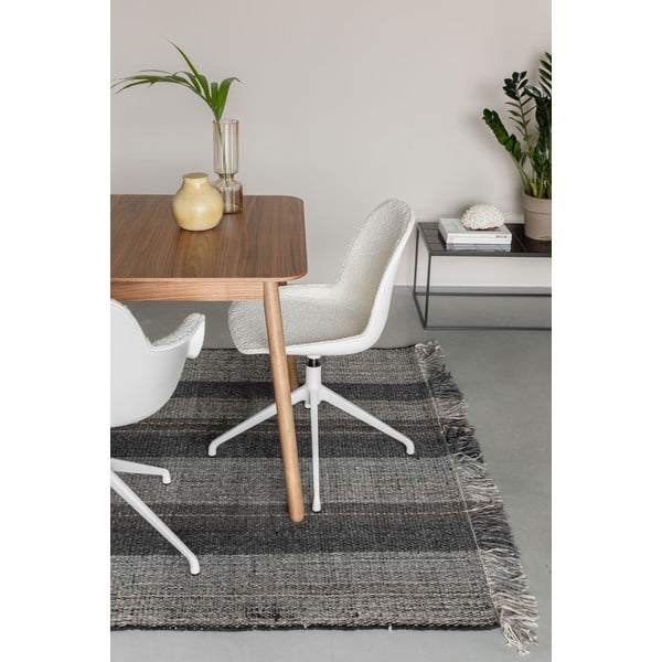 Sedia da ufficio bianca in imbottito Albert Kuip – Zuiver-image-1
