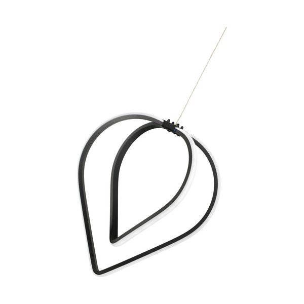 Lampadario LED nero in metallo ø 33 cm Pars – Squid Lighting-image-3