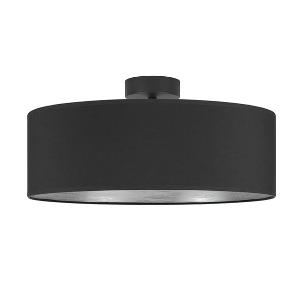 Nero/argento apparecchio da soffitto ø 45 cm Tres - Sotto Luce