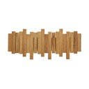 Attaccapanni da parete di colore naturale in rovere massiccio 3 cm Caltra – House Nordic