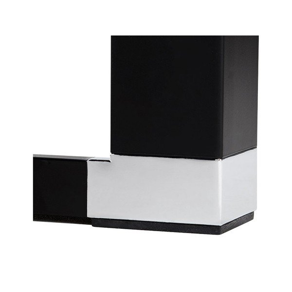 Tavolo da lavoro nero con piano in legno di noce Warner - Kokoon-image-4