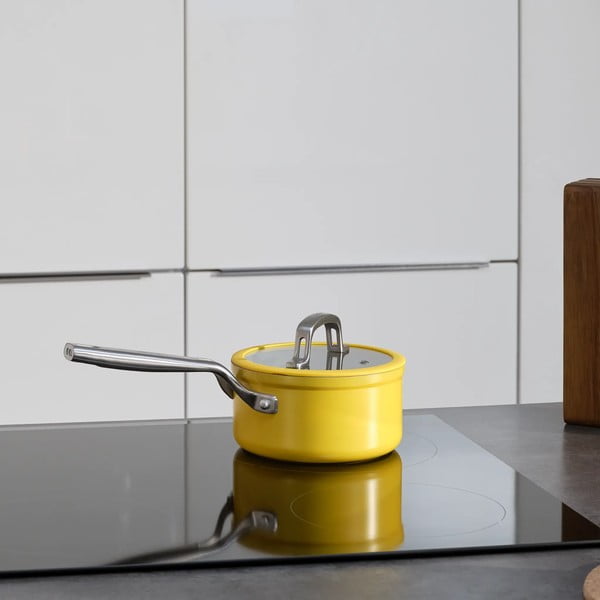 Pentola con coperchio incluso/con superficie in ceramica adatta all'induzione 1,3 l Meda 3.0 – FABINI-image-1