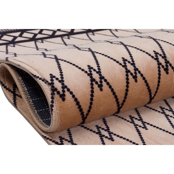 Tappeto lavabile marrone 200x80 cm - Vitaus-image-3