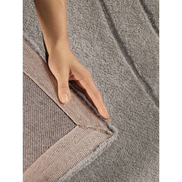 Tappeto grigio chiaro in lana tessuto a mano 200x300 cm Arcura – Vikosa-image-4