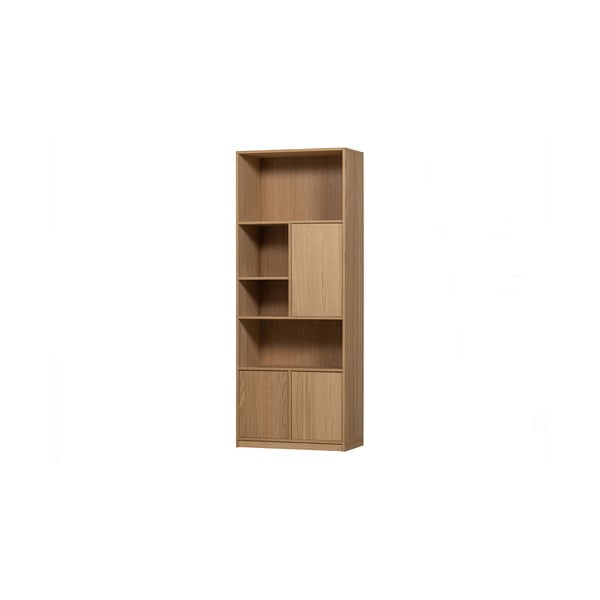 Libreria modulare in rovere naturale 77x199 cm Modulair - vtwonen-image-2