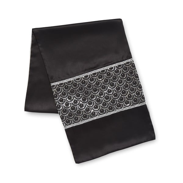 Runner da tavolo in microsatellite 32x220 cm Deco Sequin - Catherine Lansfield-image-2