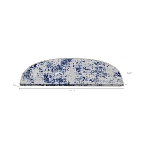 Gradini blu in set da 16 pezzi 20x65 cm Digital City - Vitaus-image-2