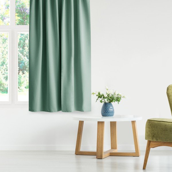 Tenda parzialmente oscurante color menta 140x175 cm Kierra – Restilo-image-2